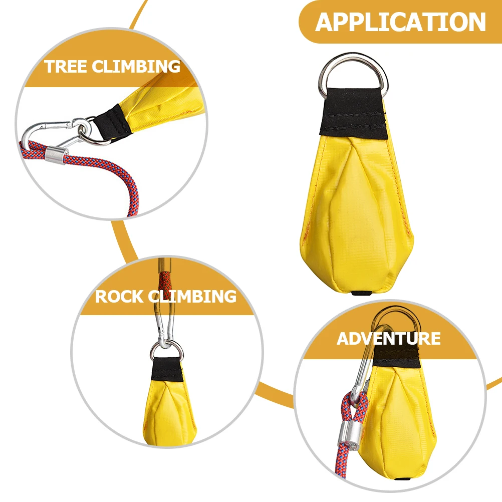 

1pc Professional Rock Climbing Throw Bag Durable Portable Wear-Resistant Steel Ball Filler for Tree Arborist Outdoor Adventure
