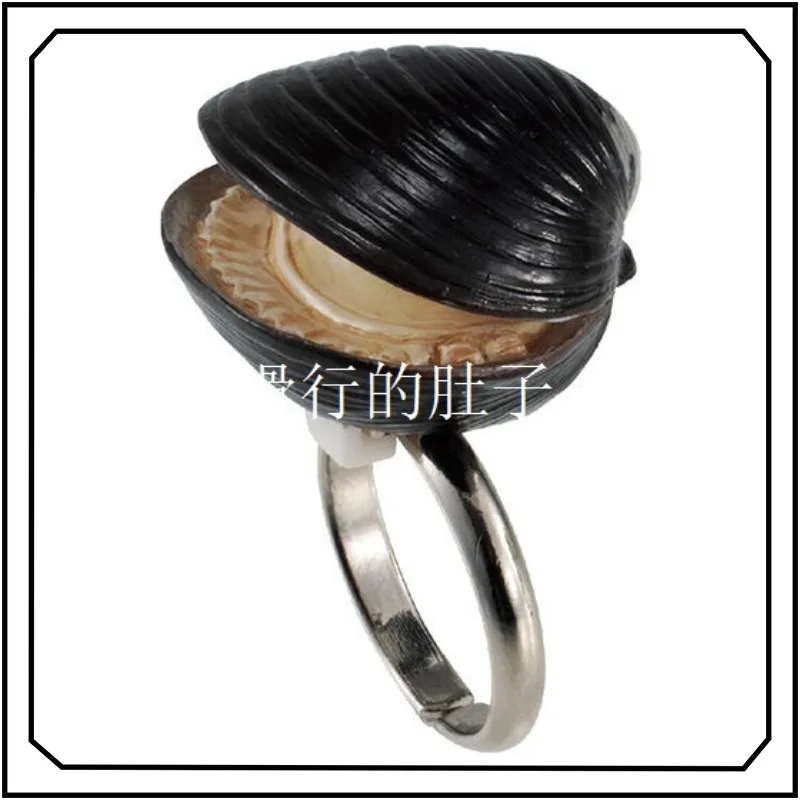 

Bandai Food Ring Gashapon Clam Eggplant Tofu Mushroom Carrot Action Figure Model Kids Toy Christmas Gifts New