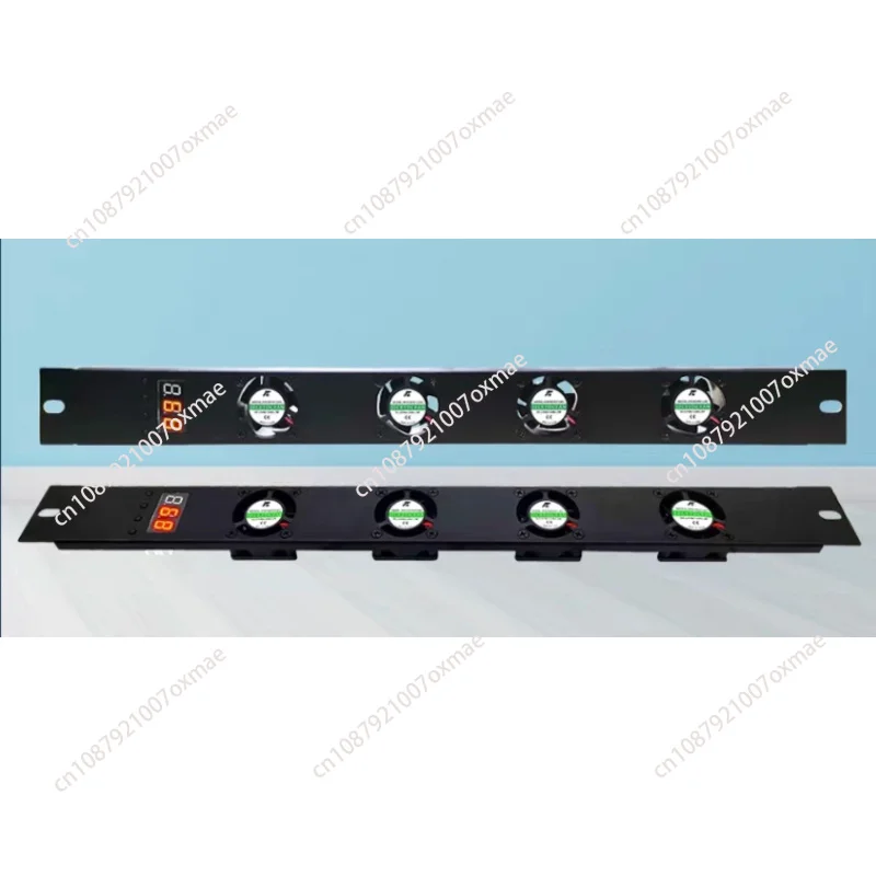 Cooling Fan, DC10V~28V Intelligent Temperature Control Variable Speed Control 1U Chassis Fan