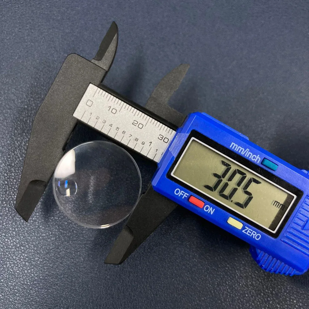 30.5mm Flat Watch Crystal sapphire Glass Thick Watch Accessories Sapphire Watch Lens Replace Watch Repair 2.5mm Thick