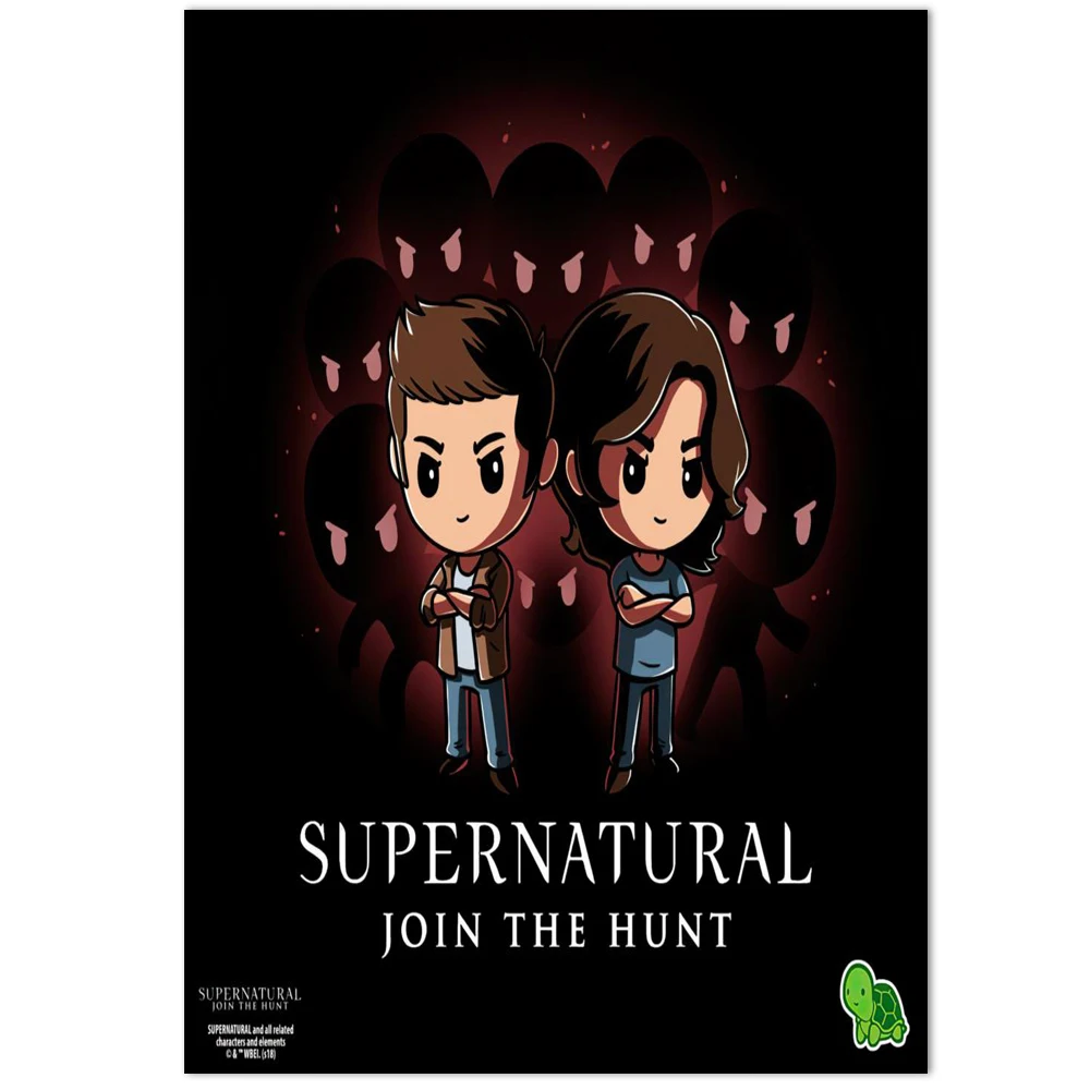 Supernatural Canvas Art Poster - Home, Office Wall Decoration - Living Room, Bedroom, Bathroom Retro Frameless Painting