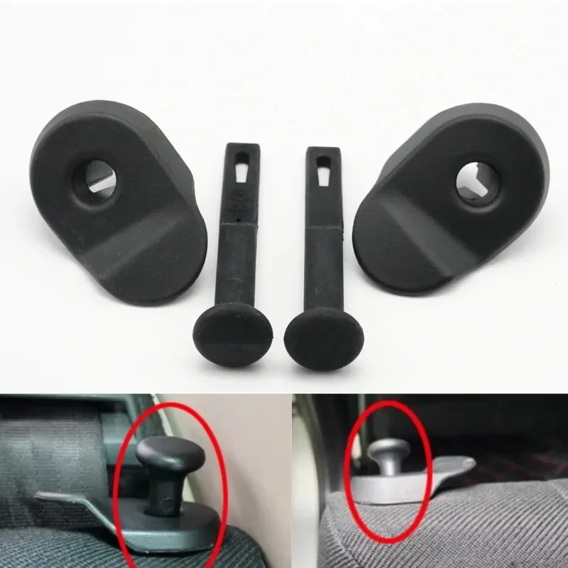 8957GG 8957GE 4PCS Car Rear Seat Recline Guard Bolt Guide Control Bracket For Peugeot 206 207 Citroen C2