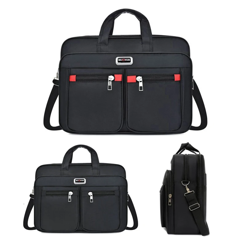 

1 Piece Men Business Briefcase Handbag Simple Tote For 15.6 Inch Laptop Bags Shoulder Bags Travel Notebook Messenger Bag