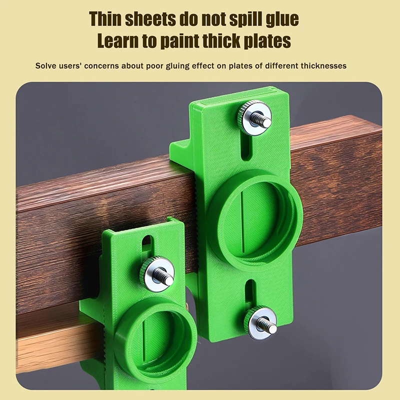 Woodworking Edge Banding Glue Applicator Tool Width Adjustable Precision Adhesive Spreading Accessory