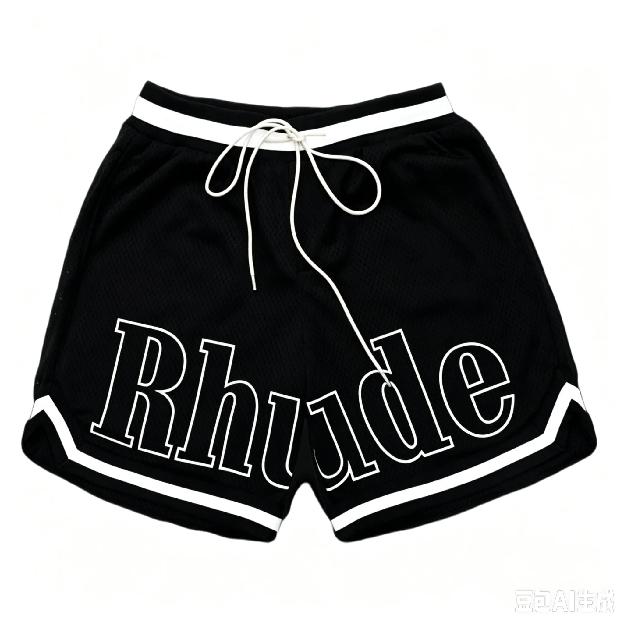 New Trendy Street Hip-hop Shorts with Printed Quick Drying Casual Casual Daily Sports Men's Beach Pants