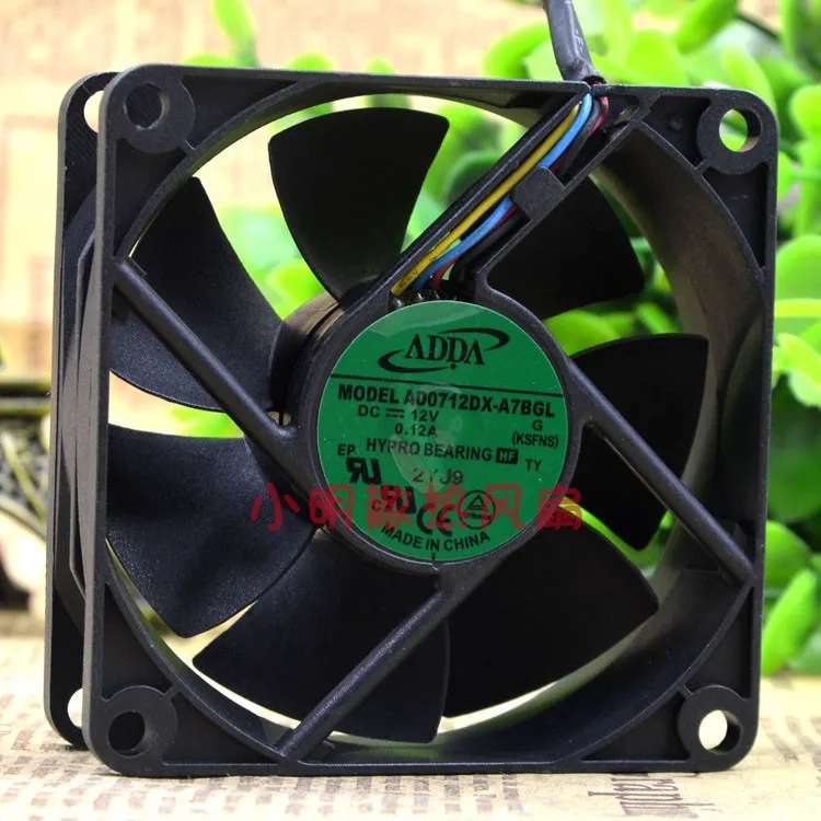 AD0712DX-A7BGL 12V 0.12A 7025 7CM CPU TEMPERATURE CONTROL COOLING FAN