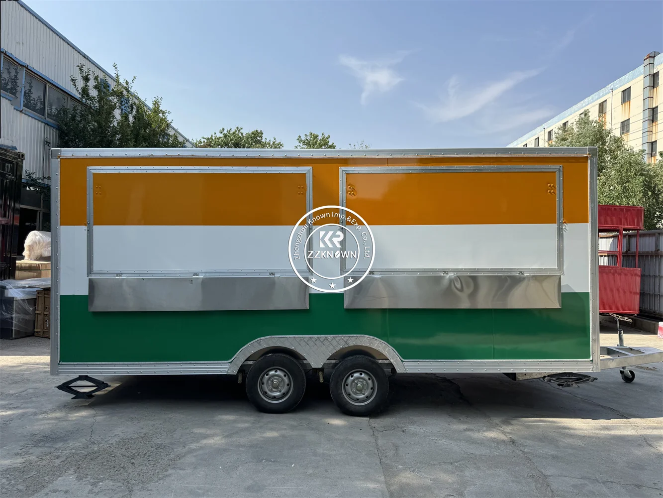 2024รถขายอาหารรถตู้ขายริมถนนรถเทรลเลอร์รถขายอาหารย้อนยุคสำหรับขายในอเมริกา