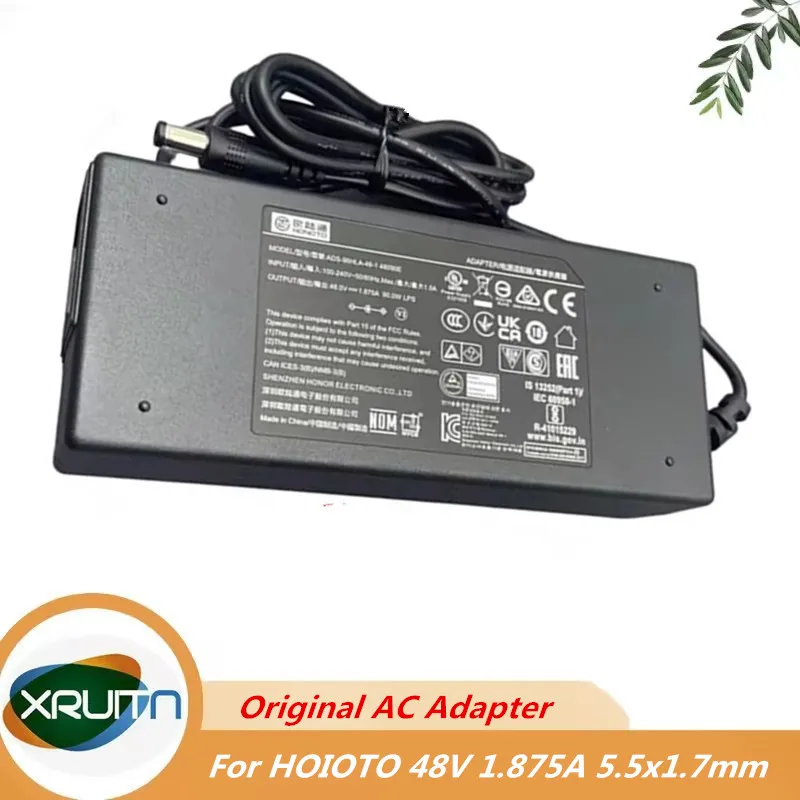 

Genuine for hoioto 48V 1.875A 90W 5.5x1.7mm power adapter ADS-96HLA-48-1 48090E charger