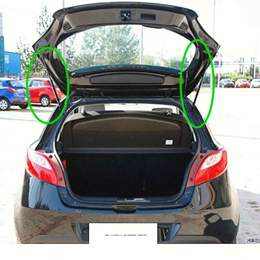 Car high quality D651-62-620A tail gate gas spring dampers for Mazda 2 hatchback 2007-2013 DE 5 door