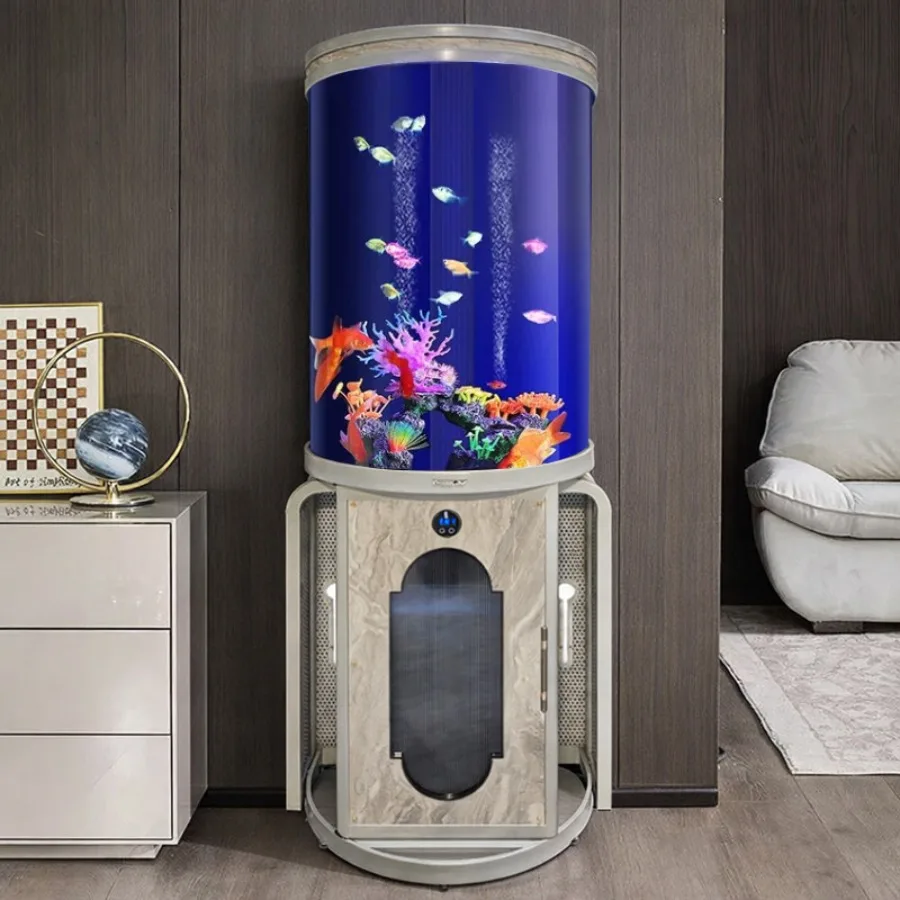 Semicircle Luxury Chic Aquariu Water-saving Floormounted Smart Reception Desk Large-scale Model Ffice Furniture Военное ДелоLJ40