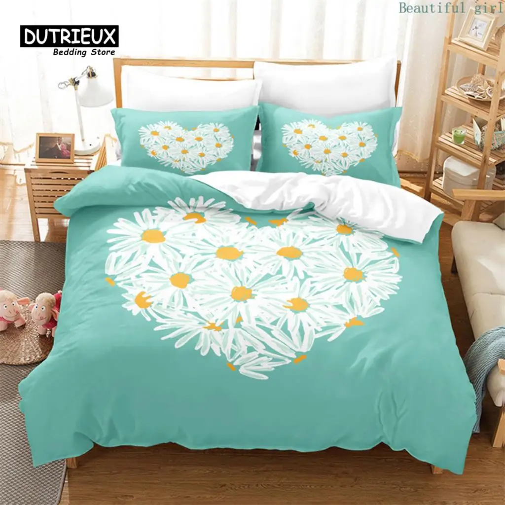 

Love Pattern Duvet Cover Set, Fashion Bedding Set, Soft Comfortable Breathable Duvet Cover, For Bedroom Guest Room Decor