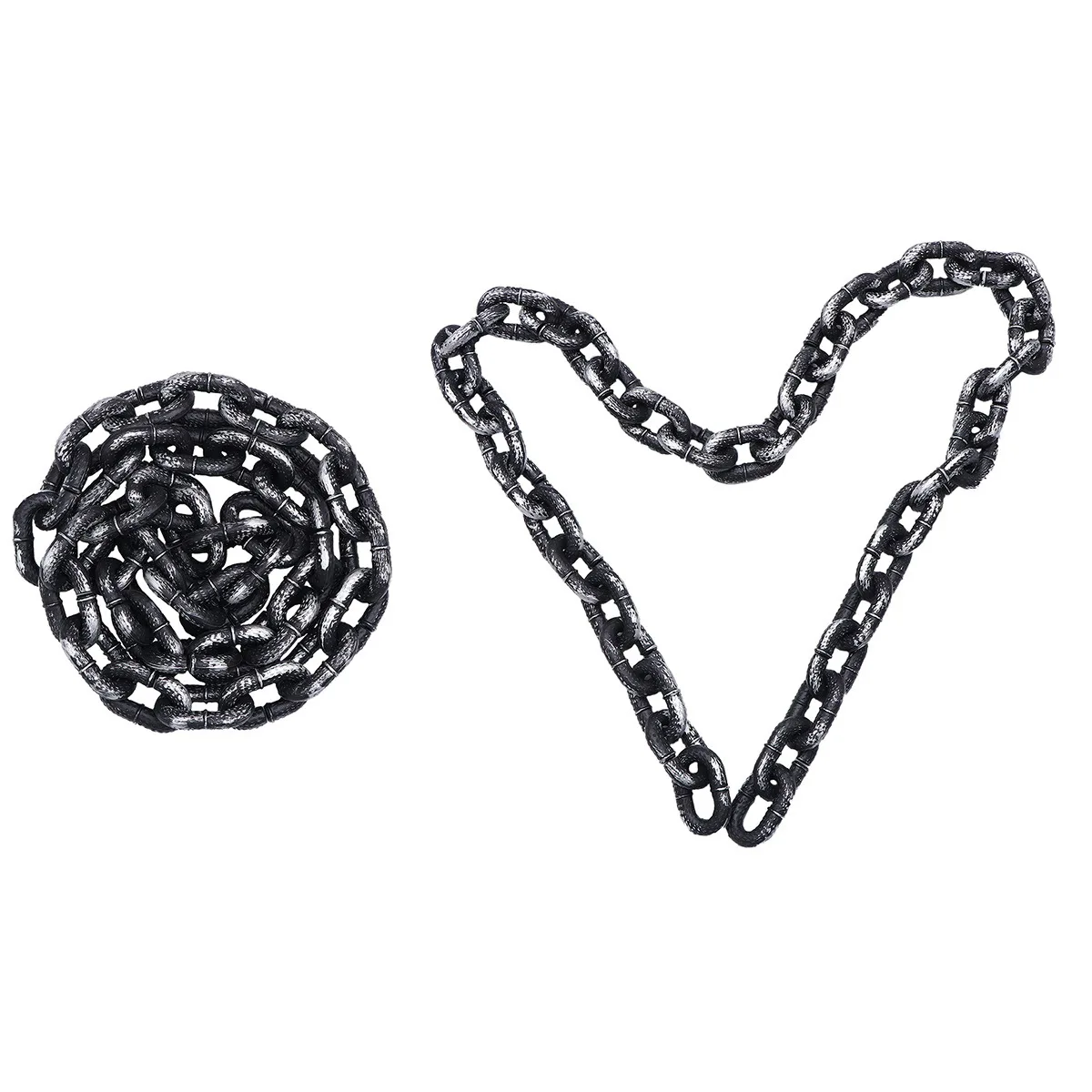 أصفاد الكاحلين ديكور البلاستيك Fetter سلسلة لحزب الهالوين بار مضحك الدعامة طويلة دائم زي التبعي