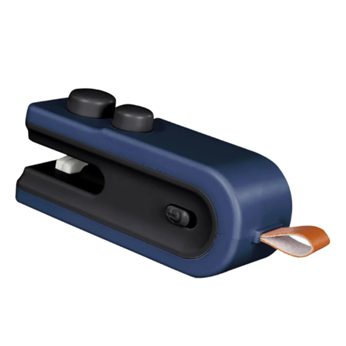 A72P 2 In 1 Penyegel Tas Mini USB Penyegel Tas Chip Isi Ulang Segel Panas Tas Penyegel Makanan Vakum Genggam Portabel Biru Laut