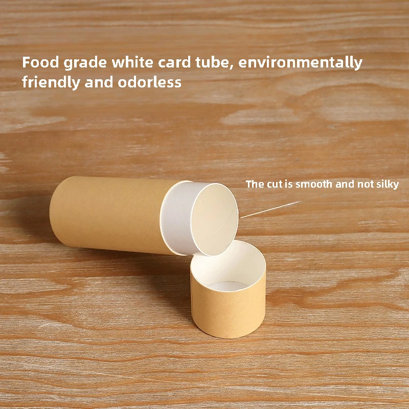 10/30/50 Stuks Essentiële Olie Fles Papieren Buis Verpakking Universele Kraftpapier Cilinder Geschenkdoos Thee papier Kan Groothandel