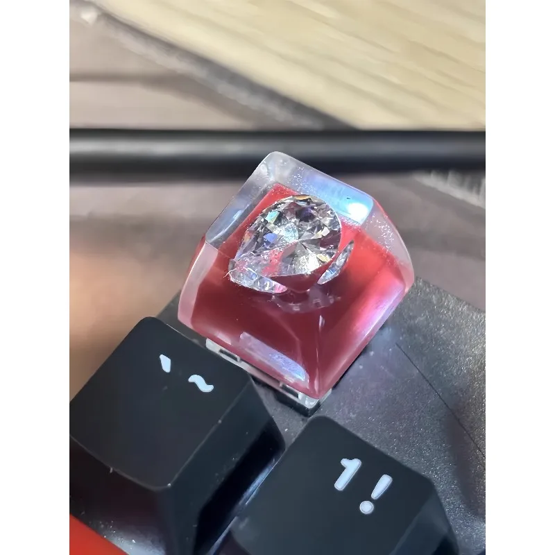 African Star Drop Theme Keycap Resin Material PC Gaming Mechanical Keyboard Collection Gifts Customized Keycap Accessories