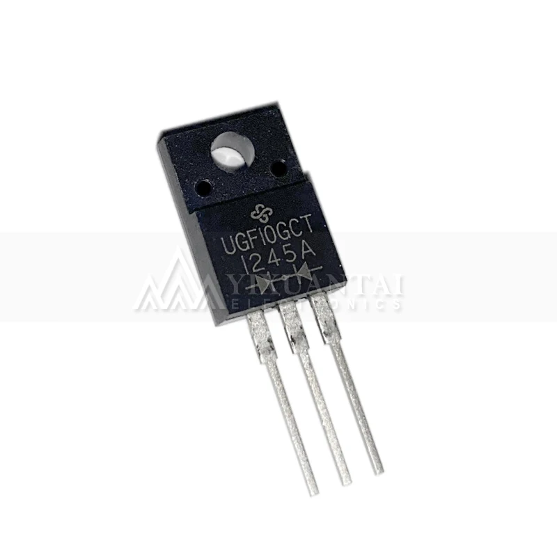 

10pcs/lot NEW origina UGF10GCT-E3-45 10A 400V UGF10GCT TO220 Triode Transistor TO-220