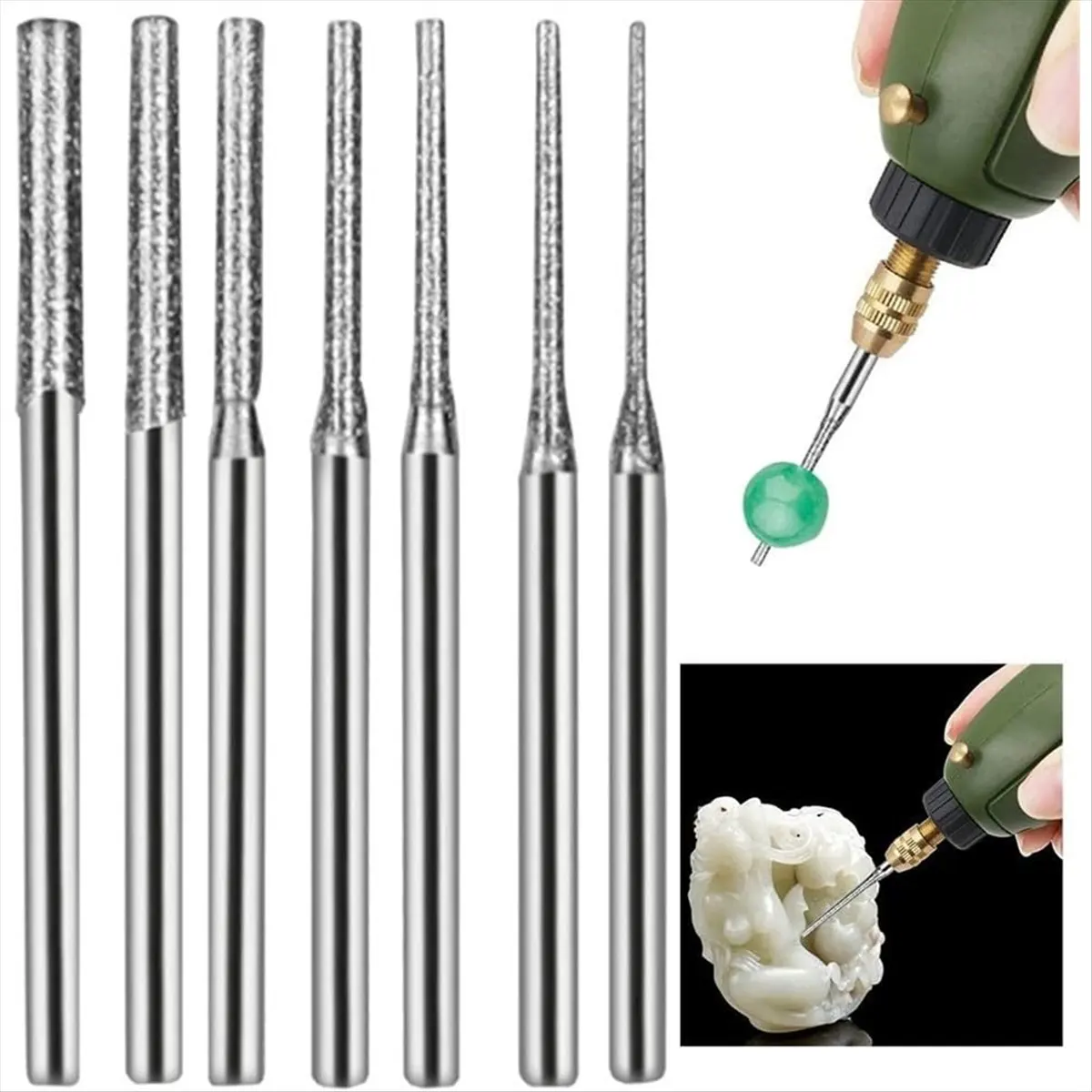 Carving Punch Needle-Rod for Jade Drilling, Extended Tool for Fine Grinding and Precise Craftsmanship (1.0mm) [2026 MOCC]
