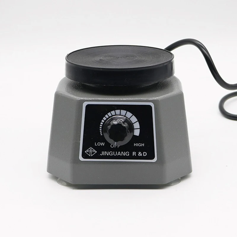 110/220V Dental Vibrator Round Shaker Oscillator Adjustable Gypsum Mixing Machine Plaster Vibrating Plate Dentistry Equipment