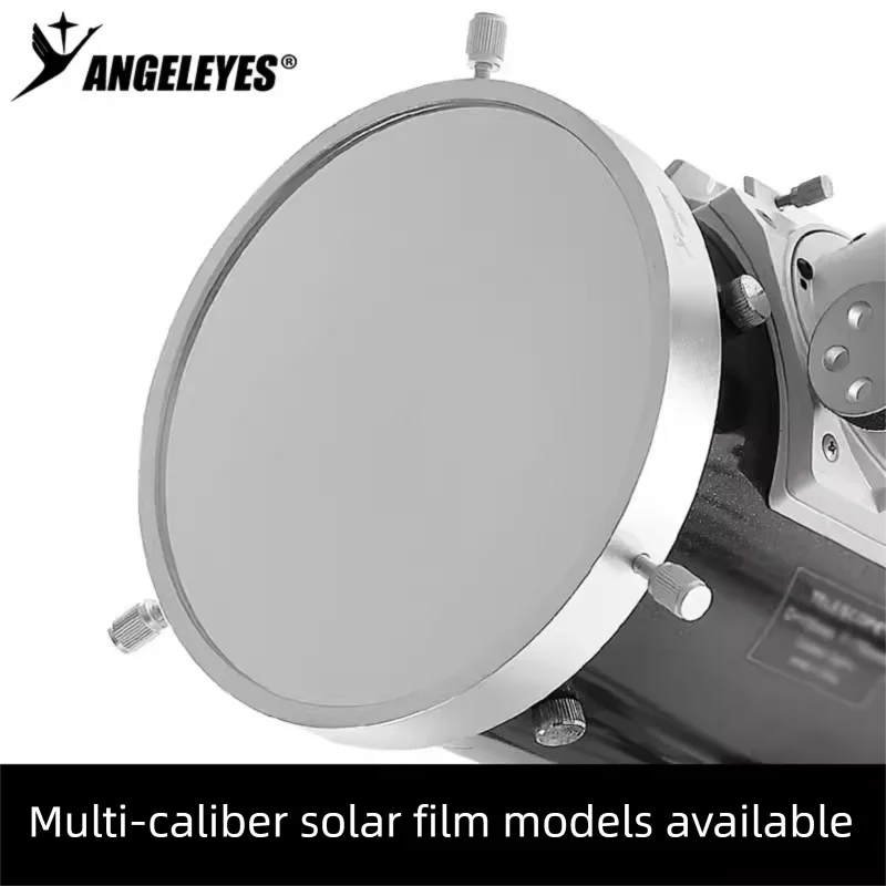 Filtre solaire Angeleyes pour les eclipses solaires et l'observation des taches solaires, compatible avec les télescopes de 80 à 250 mm