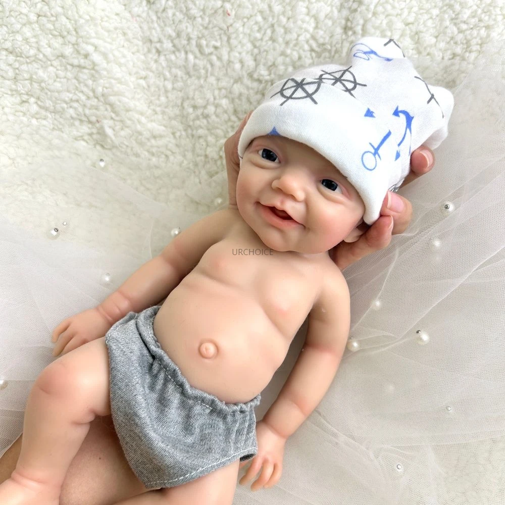 

30cm 2.3lbs Hand-Painted Silicone Reborn Baby Boy Realistic Soft & Washable Doll for Therapy & Comfort Kids Toy
