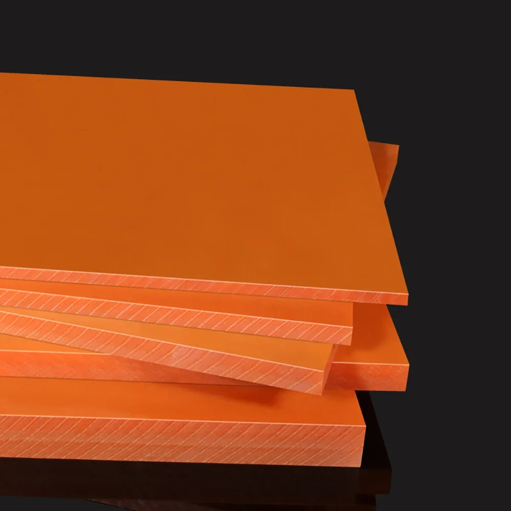 Orange Red Bakelite Plate Insulation Phenolic Resin Board Bakelite Sheets Insulation and high
