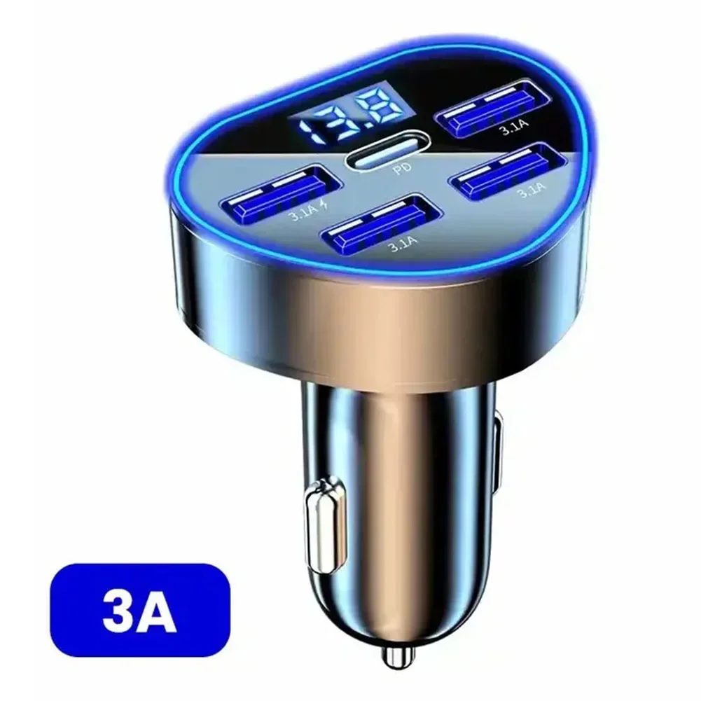 Car Fast Charger Adapter For Samsung A73 5G A53 A33 A23 A13 Auto 66W Power Convertion Chargers Mini Invert 12-24V 6*4*3cm