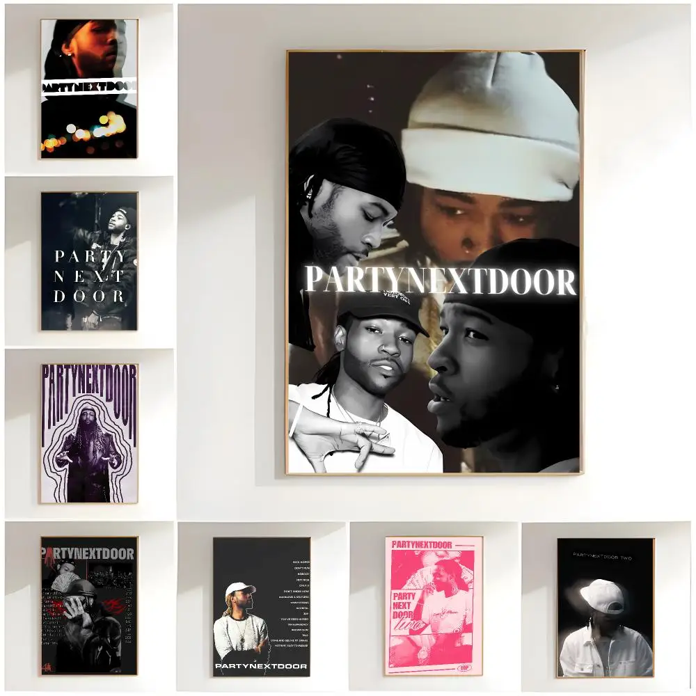Smooth R&B P-PARTYNEXTDOOR Poster Classic Wall Art  Home Decor  Peel and Stick Unframed