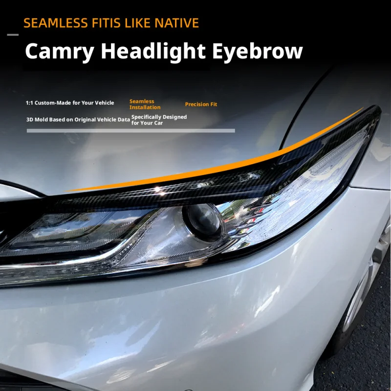 

Suitable for Toyota CamryCamry 2018+ Headlight eyebrow trim decoration car sticker exterior modification