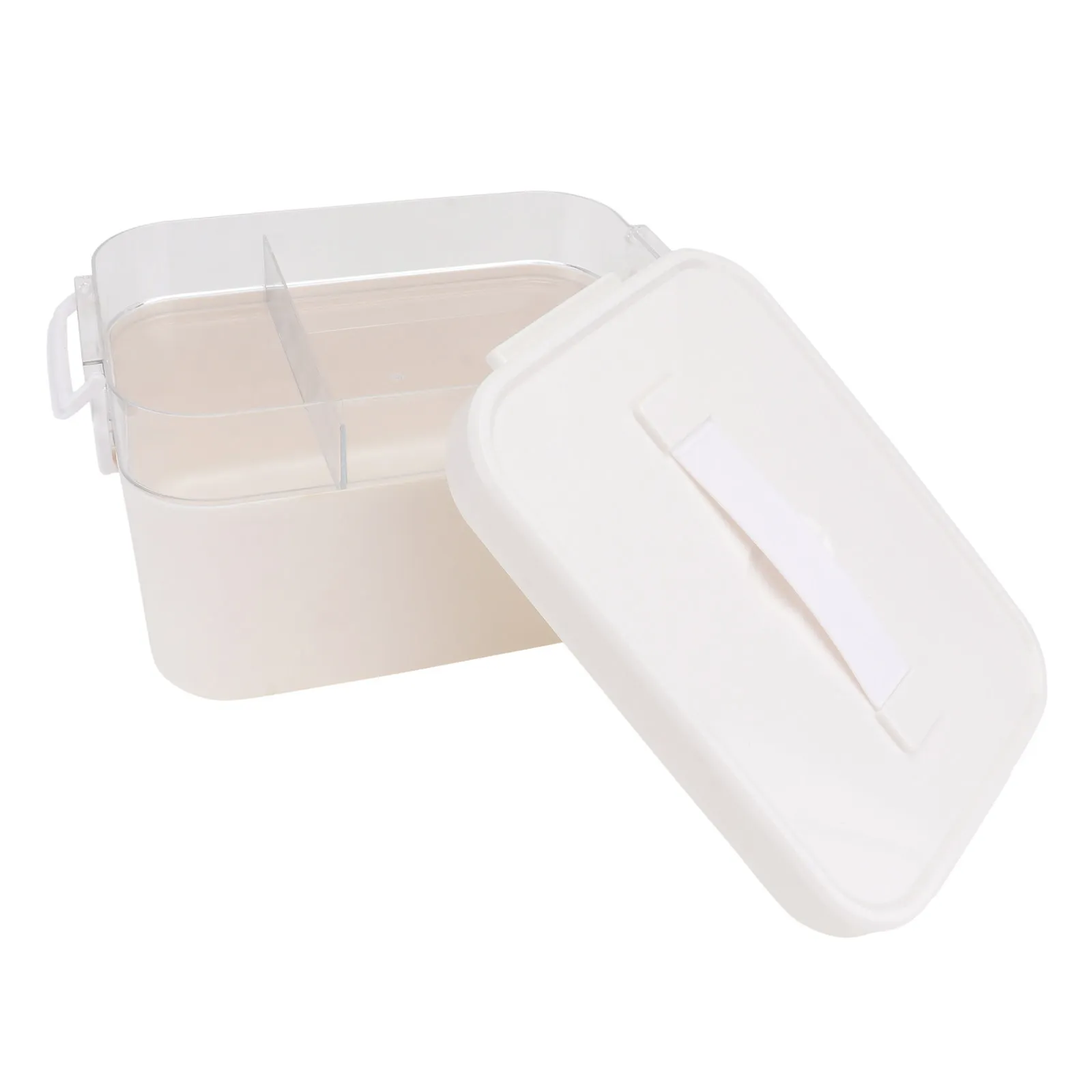 

1Pcs Double Layer Medical Storage Box Portable First Aid Case for Family Travel Sports Multi Purpose Household Organizing