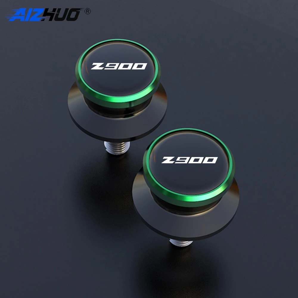 2pcs M8 Swingarm Spools New For Kawasaki Z900 Z 900 2017-2025 2026 2027 Motorcycle 8MM Rear Slider Bobbins Aluminum Accessories 5