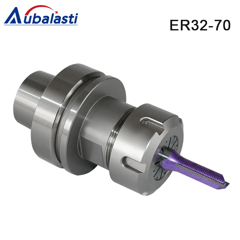 Aubalasti HSK63F Tool Holder ER20 ER25 ER32 ER40 High Speed High Precision HSK63F Knife Handle For Woodworking Engraving Machine