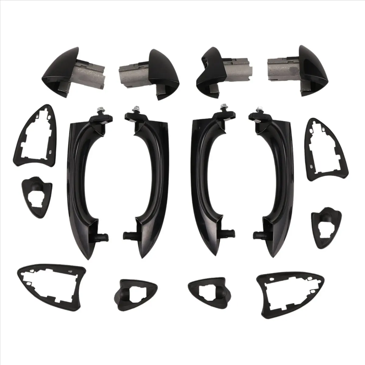 #88G (Bright Black)Car Outside Door Handle Kit for BMW X5 E53 2000-2006,Automotive Parts & Accessories