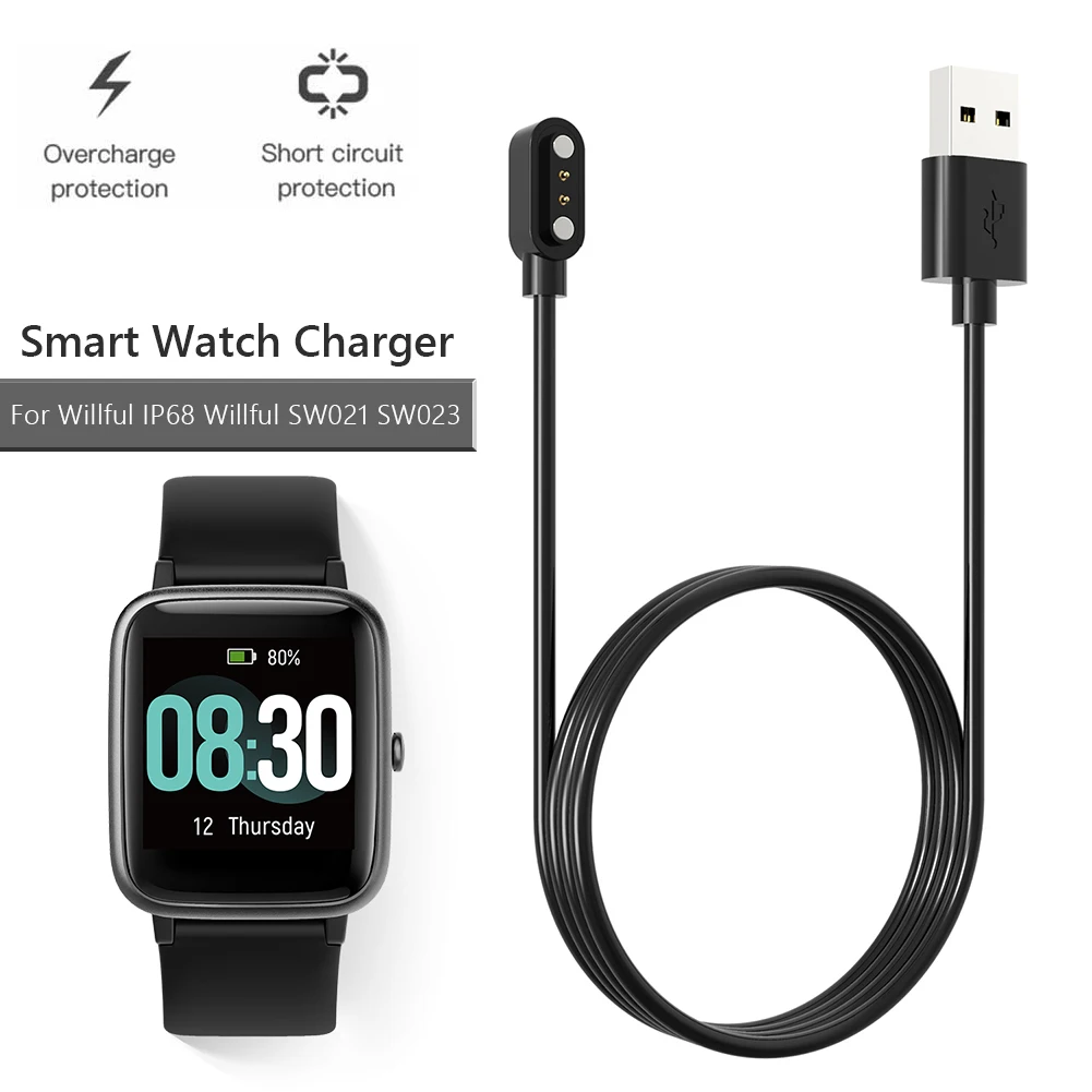 Magnetic Watch Charger Cable for Willful IP68/SW021/ID205U/for UMIDIGI Uwatch 3 Cord
