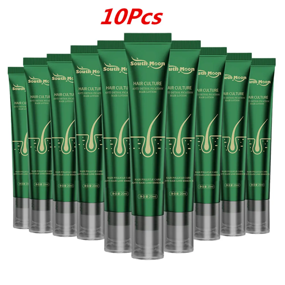 

10PCS Biotin Fast Oil Hair Regrowth Serum Hair Thinning Treatment Liquid Anti-Hair Loss For Women