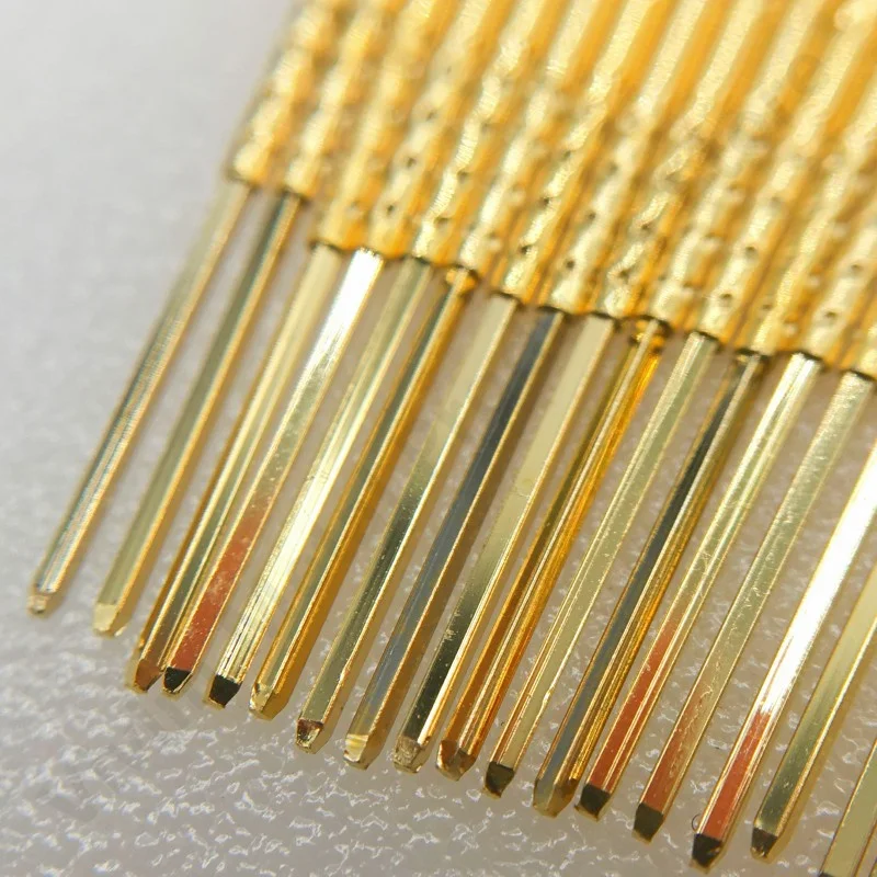 20/100PCS R50-2W Test Pin P50-B1 Receptacle Brass Tube Needle Sleeve Seat Wire-wrap Probe Sleeve Length 25.9mm Outer Dia 0.86mm