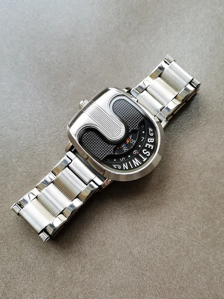 

Мужские кварцевые модные крутые индивидуальные нишевые высококачественные мультяшные часы