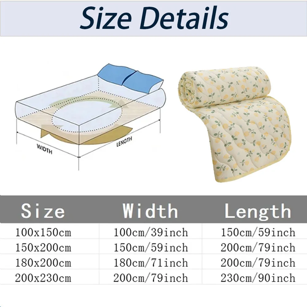 Quilted Spring Summer Quilt Soft Lightweight Duvet Summer Blanket Queen Breathable Blankets Comfortable Washable Double Quilts