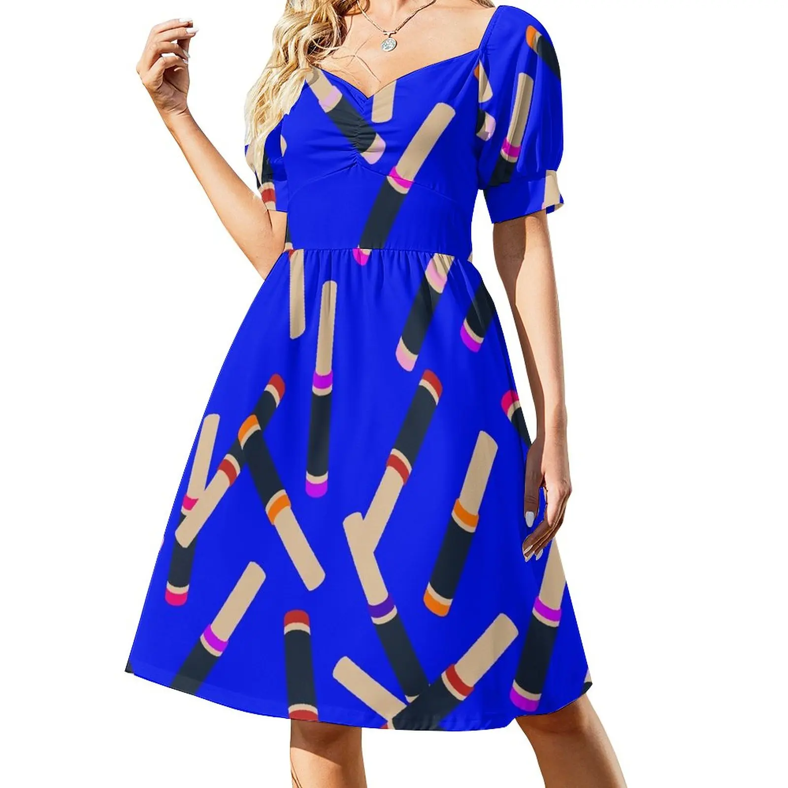 

Blue Lipstick Sleeveless Dress purple dress elegant party dress for women 2023