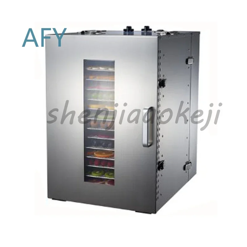 16 Tray Food Dehydrator for Fruits Vegetables Herbs Snacks Air Dryer Machine Drying Equipment Kitchen Appliance 220V 1000W