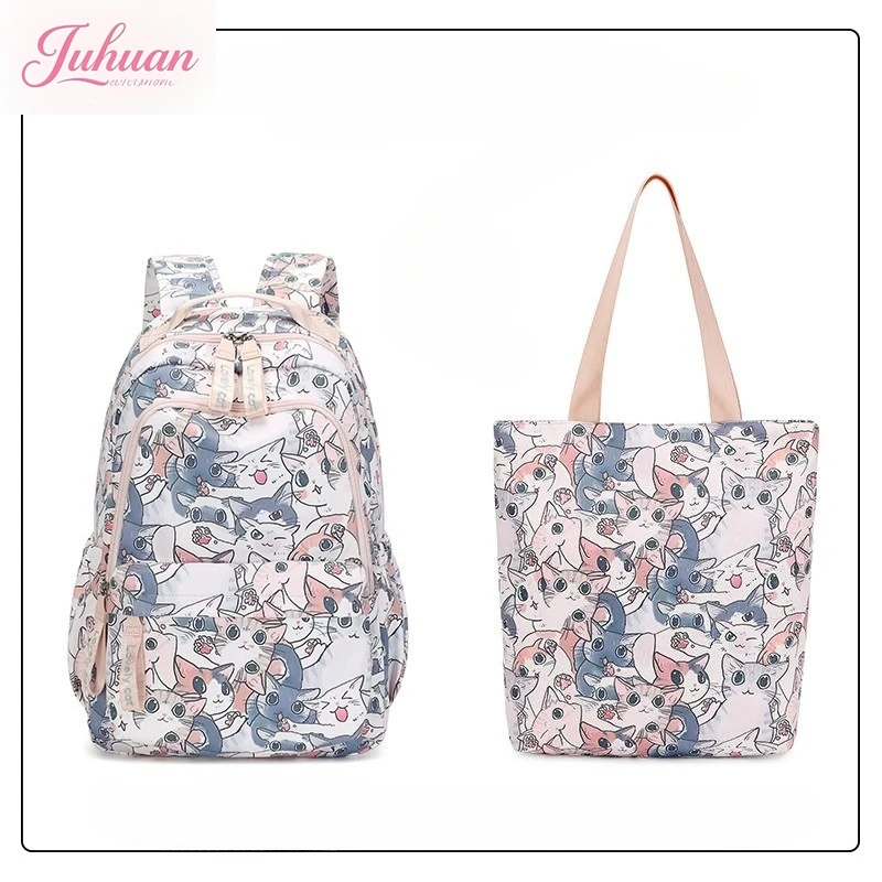 

Cute fun cartoon lightweight junior high school student schoolbag female high value large capacity college style girl backpack