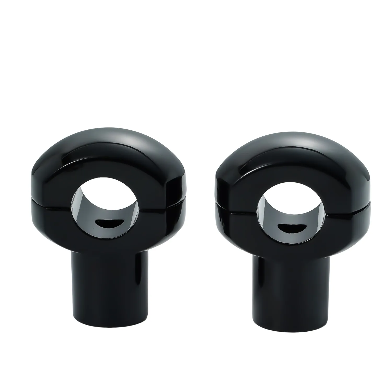 

2'' Rise 25mm 1'' Handlebar Riser Mount Clamp Fit Harley Motorcycle Spacers