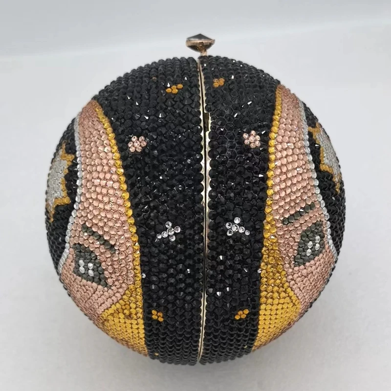 

2024 New Moon Rhinestones Clutch Bags Female Blue Gems Clutches Bags Luxury Stones Handbags Wedding Party Crystal Evening Purse