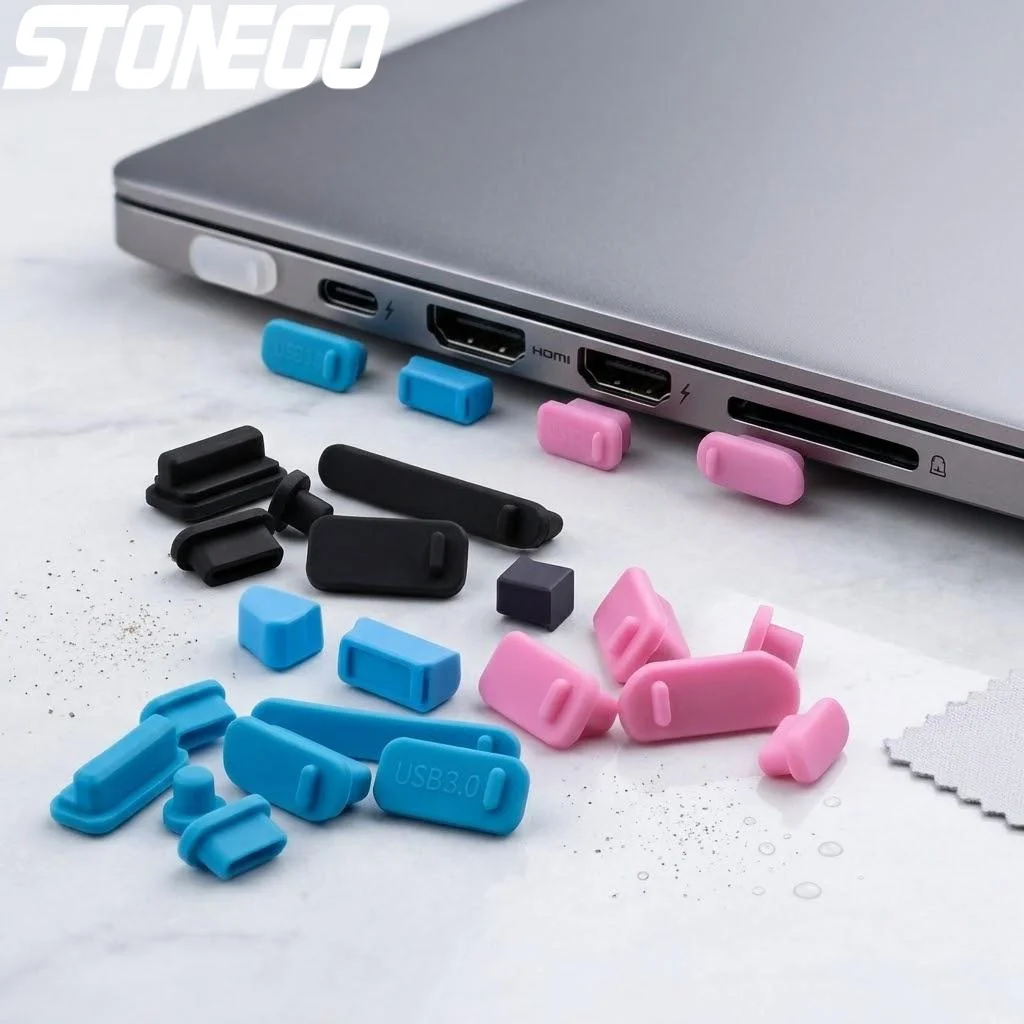 

16Pcs Universal Dustproof Stopper for Laptop USB Ports Anti-Dust Plug Waterproof Cover Computer Interface Protector