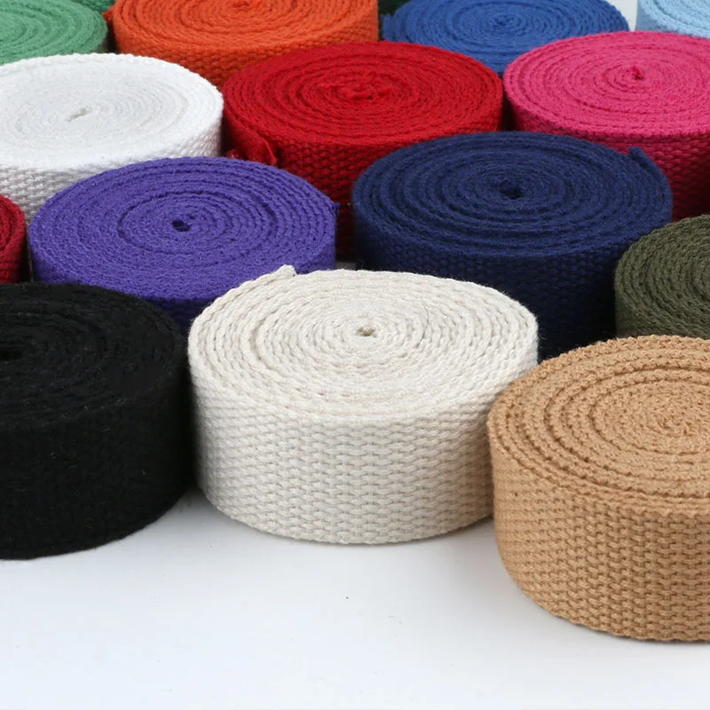 5 meters 25mm Canvas Ribbon Belt Bag Webbing Nylon Webbing Knapsack Strapping Sewing Bag Belt Accessories