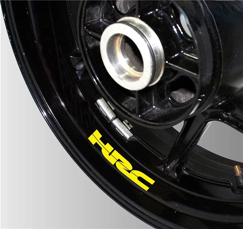 New sale Motorcycle wheel reflective decorative rim interior side logo decals For HRC sticker hrc 65 60 55