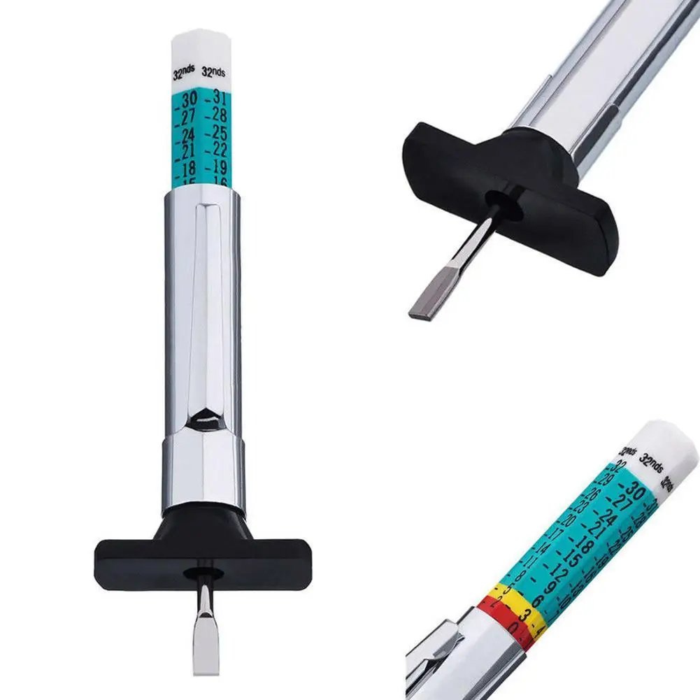 Car Tyre Tire Tread Depth Gauge Meter Auto Tire Wear Detection Measuring Pen Color Coded Digital Caliper Monitoring System gallery 2