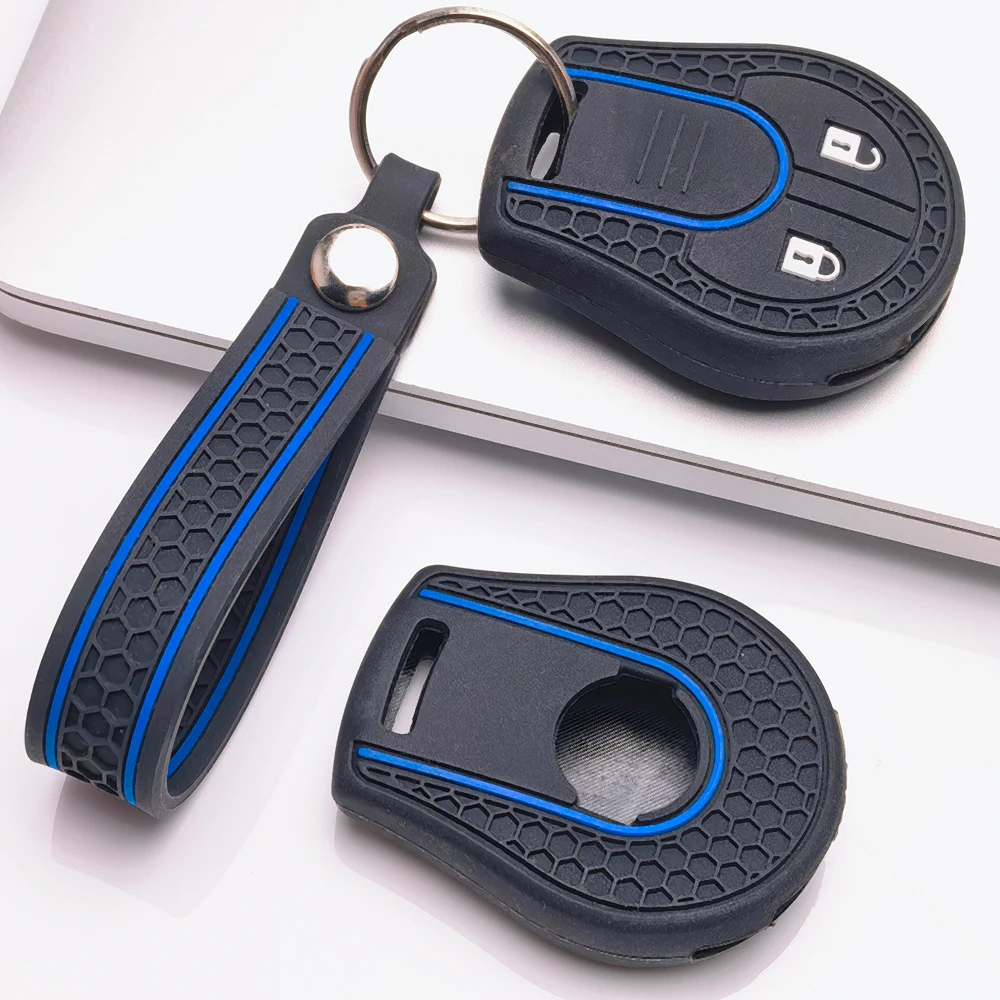 For Nissan Cabstar F24 Micra K12 Navara D40 Note E11 NV200 M20 Pathfinder R51 Qashqai J10 Fob Cover With Slim Strap Easy Install