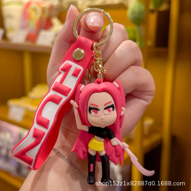 

1pcs for kpop New Witch hunt group key button pink girl princess toys -border KPOP gift wholesaleKeychain