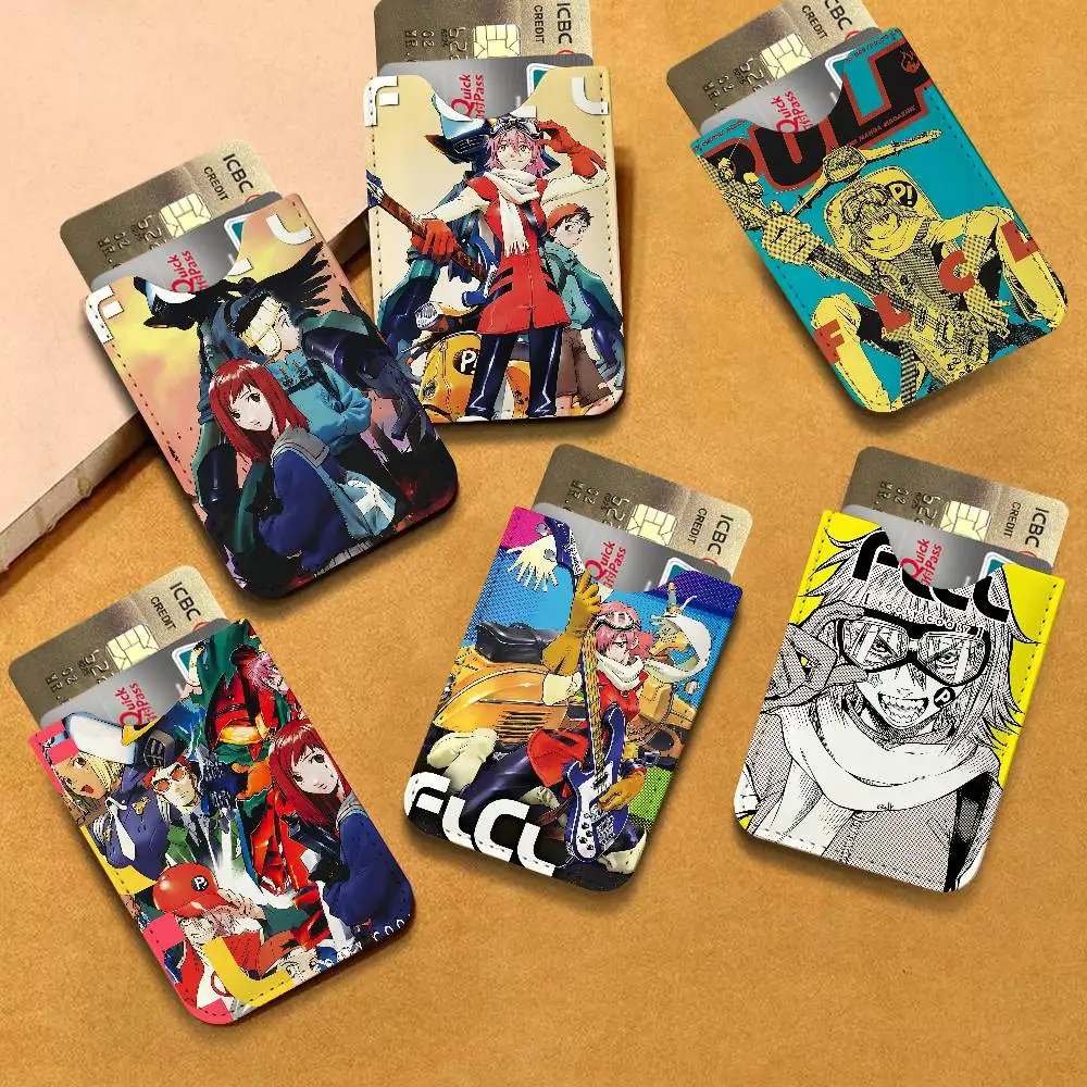 Anime Flcl Card Protect Credit Bank Card Holder Case Slim Wallet Protector for Men Travel Shopping