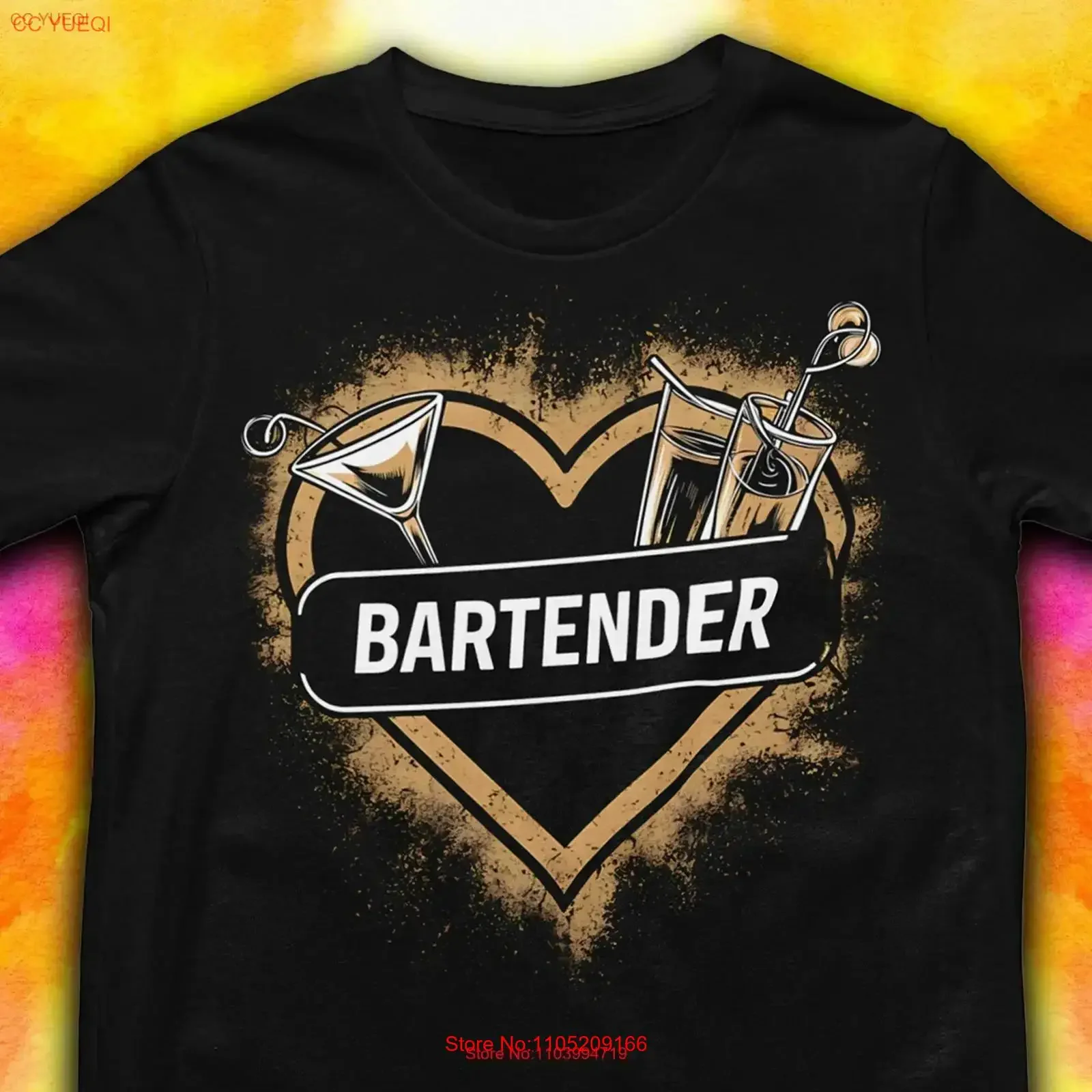 

Bartender T Shirt Lover BesT Typography For My Brother Bachelor Art Job vintage Washed Breathable Stylish Soft fashion